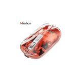 TeknoKapsül Meetion | BTM005 | Turuncu | Saydam Ofis Mouse | 2.4g Kablosuz + Çift Bluetooth | Sessiz Tıklama |