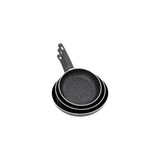 TeknoKapsül Mehtap 3lü Granit Tava Seti 18-22-26CM