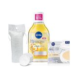 TeknoKapsül Micellar Makyaj Temizleme Suyu 400ML Cellular Expert Cushion Yüz Güneş Krem,açık Ton,pamuk Hediy
