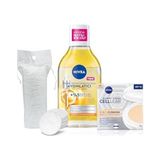 TeknoKapsül Micellar Makyaj Temizleme Suyu 400ML Cellular Expert Cushion Yüz Güneş Krem,orta Ton,pamuk Hediy