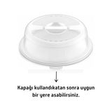 TeknoKapsül Mikrodalga Kapak Mikrodalga Fırın Kapağı Mikrodalga Gıda Koruma Kapağı