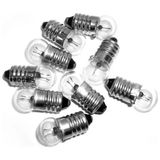TeknoKapsül Mini Fener Ampul 2.5V Vidalı 50'li Paket - Beyaz