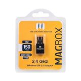 TeknoKapsül Mini USB Stick Wifi Adaptör, 7601 Chipset, 2.4ghz, 150 Mbps, Hd Uydu Alıcı Uyumlu USB Stick Wifi Ad