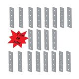 TeknoKapsül Mobilya, Dolap Yatak Duvara Sabitleme Bağlantı Aparatı Demiri Düz Gönye 1,5cm x 7 cm (20 Adet) - Option-1 - 0 - Siyah - 1 Adet