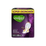 TeknoKapsül Molped Supernight Hijyenik Ped Super Gece Süper Ekonomik 14 Adet
