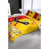 TeknoKapsül Monohome King Size Red & Yellow 3D Çift Kişilik Nevresim Takımı 220X240CM, MONOHOME48020
