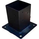 TeknoKapsül Montaj Ayağı 8X8CM Ahşap Bahçe Ev Kamelya Pergola Demir Bağlantı Çardak Bungalov Kolon Payanda Tente Branda Çadır Tütücu Çit Teras - Option-1