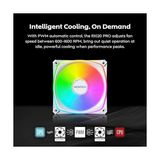 TeknoKapsül Montech RX120 Argb Pwm 120MM Fan 3'lü Paket, Üst Düzey, Ters Bıçak, 360° Argb Aydınlatma,