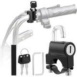 TeknoKapsül Motosiklet, Bisiklet, Scooter Için Kask Kilidi, Motosiklet Aksesuarları, Çok Amaçlı 22-26 mm Gidon