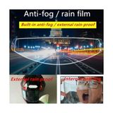TeknoKapsül Motosiklet Kaskı Yağmur Kaydırıcı Film, Anti Sis Su Geçirmez Koruyucu, Evrensel Uyumlu Tam, Yarı
