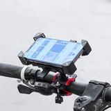 TeknoKapsül Motosiklet Telefon Tutucu & Bisiklet Telefon Tutacağı 360° Döner Ayarlı Aparat –scooter ve Bebek Arabası Uyumlu, Kaymaz ve Güvenli Abs Plastik Malzeme