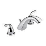 TeknoKapsül Musluk 3530LF-MPU Iki Kulplu Breitgefaechert Banyo Musluk, Krom