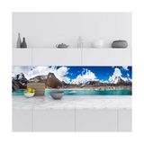 TeknoKapsül Mutfak Tezgah Arası Folyo Kaplama Folyosu Himalaya 60X500 cm - 60 x 500 cm