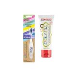 TeknoKapsül N' Jıll N Jill Doğal Bebek Seti (&monkey Fırçası + Çilek Aromalı Macunu 50G)