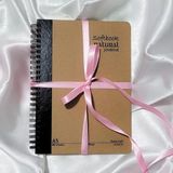 TeknoKapsül Natural Journal A5 Spiralli Defter – Sert Kapak, 80 Sayfa, Çizgili – Günlük, Ofis ve Hediye Kullanımı Için Not Defteri - -- - Option-1