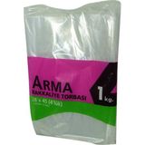 TeknoKapsül Naylon Torba Arma Şeffaf Bakkaliye Kuruyemiş Şeker Torbası 28X45 (4 Lük ) Takribi 115 Adet 1000 gr - Belirtilmemiş