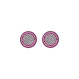TeknoKapsül Neon Işıklı 16 cm Hoparlör ve Midrange Kapağı - 2 Adet - Pembe - Option-1