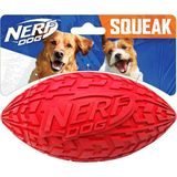 TeknoKapsül Nerf Dog Interaktif Squeaker'lı Lastik Futbol Oyuncağı, Hafif, Dayanıklı Suya Dayanıklı, O