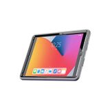 TeknoKapsül Newface iPad 10.2 (7.nesil) Kılıf Hand Strap Tablet Kılıfı - Gri