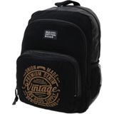 TeknoKapsül Old Cotton Cargo 7184 Revilla Sırt Okul Günlük Seyahat 15 Inç Laptop Notebook Tablet Çantası (Siyah Siyah)