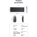 TeknoKapsül Onezero Kablosuz Türkçe Klavye Mouse Set Şarjlı Klavye Mouse 2.4g USB Dongle ve Bluetooth Bağlantılı Ergonomik Tasarım Kablosuz Keyboard Fare Titanyum Renk ZR609 - Ahşap