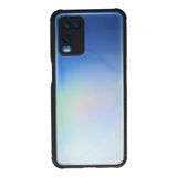 TeknoKapsül Oppo A54 4g Kılıf Miami Şeffaf Silikon - Siyah MP-K32510