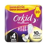 TeknoKapsül Orkid Platinum Dörtlü Paket Gece Ekstra 20 Adet Olimpiyat