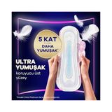 TeknoKapsül Orkid Platinum Hijyenik Ped Gece Ekstra (Boy 4) 5 Adet Ped