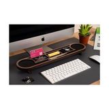 TeknoKapsül Oval Masaüstü Organizer Ceviz