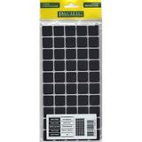 TeknoKapsül Pacific 6020 Bl Yapışkanlı Keçe 20 mm x 20 mm Siyah - Seçenek
