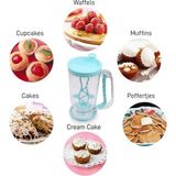 TeknoKapsül Pancake Machine Mikser Krep Makinesi Hamur Dağıtıcı Mekanizmalı