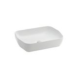 TeknoKapsül Parlak Beyaz Lavabo 55 Cm, Modern ve Kaliteli Malzeme