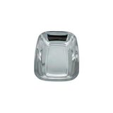 TeknoKapsül Paslanmaz Çelik Kayık Tabak Kase, 18/10-304 ÇELIK,17X12 Cm, Gümüş, Çerezlik, Meze Salata Sunumu,