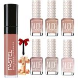 TeknoKapsül Pastel 310. Set Daylong Ruj 42 -Oje 751-750-106-101-755-752