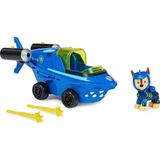 TeknoKapsül Paw Patrol, Aqua Pups, Chase Köpek Yavrusu Figürlü Köpek Balığı Tasarımlı Ana Araç, Oyuncak Araba
