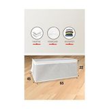 TeknoKapsül Pazar Kapısı Altı Düzenleyici Kumaş Hurç Büyük Boy Organizer (65 x 45 x 22) (1 Adet Gri Büyük Boy)