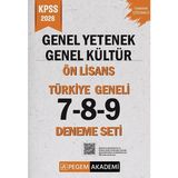 TeknoKapsül Pegem Yayınları 2026 Kpss Genel Yetenek Genel Kültür Ön Lisans Türkiye Geneli 7-8-9 Deneme Seti
