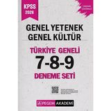 TeknoKapsül Pegem Yayınları 2026 Kpss Genel Yetenek Genel Kültür Türkiye Geneli 7-8-9 Deneme Seti