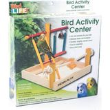 TeknoKapsül Penn-Plax Bird Life Ahşap Oyun Parkı, Muhabbet Kuşları ve Papağanlar Için Mükemmel, Küçük