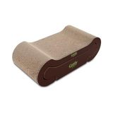 TeknoKapsül Pet Supplies Oluklu Mukavva Scratcher Dolum Pedleri, Şezlong Eğlenceli Interaktif Tırmalama