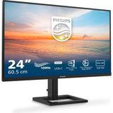 TeknoKapsül Phılıps 24E1N1300AE 24 Inç Full Hd Monitör, Hoparlör, Yüksekliği Ayarlanabilir (1920 x 1080, 120 Hz, Hdmı, Usb-C (65 W Pd), USB Hub) Siyah