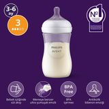 TeknoKapsül Philips Avent Doğal Tepkili Biberon Pp, 260ML, 3-6 Ay, SCY903/01