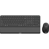 TeknoKapsül Philips SPT6607B, Siyah, Türkçe Q, 2.4ghz Bluetooth Kablosuz, Bilek Destekli, Multimedya Klavye
