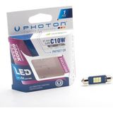 TeknoKapsül Photon Ampul C10W 12-24V Exclusive Cb 41MM Sofit LED (Tekli Blister) - Pht PH7027 B1 - Beyaz - Kırmızı