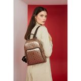 TeknoKapsül Pierre Cardin Altın Monogram Kadın Sırt Çantası 05PO22Y1553