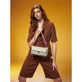 TeknoKapsül Pierre Cardin Premium Line Bej Monogram Kadın Omuz Çantası 05PO25Y10327