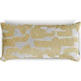 TeknoKapsül Piloti - Yellow Series - Sarı Jakar Desenli Dikdörtgen Dekoratif Kırlent/yastık Kılıfı 30X60 cm - 001-Renkli - Option-1