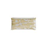 TeknoKapsül Piloti - Yellowseries - Sarı Jakar Desenli Dikdörtgen Dekoratif Kırlent/yastık Kılıfı 30X60 cm