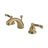 TeknoKapsül Pirinç KB8952FL Royale-Breitgefaechert Mini Banyo Musluk Pirinç -Akım, Pirinç Cilalı