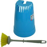 TeknoKapsül Plastik Muhafazalı Wc Tuvalet Klozet Fırça Takımı Karışık Renk ZP-136